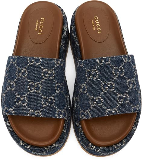 gucci denim platform sandals|gucci platform sandals aliexpress.